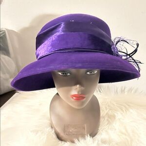 Elegant Purple Women's Hat